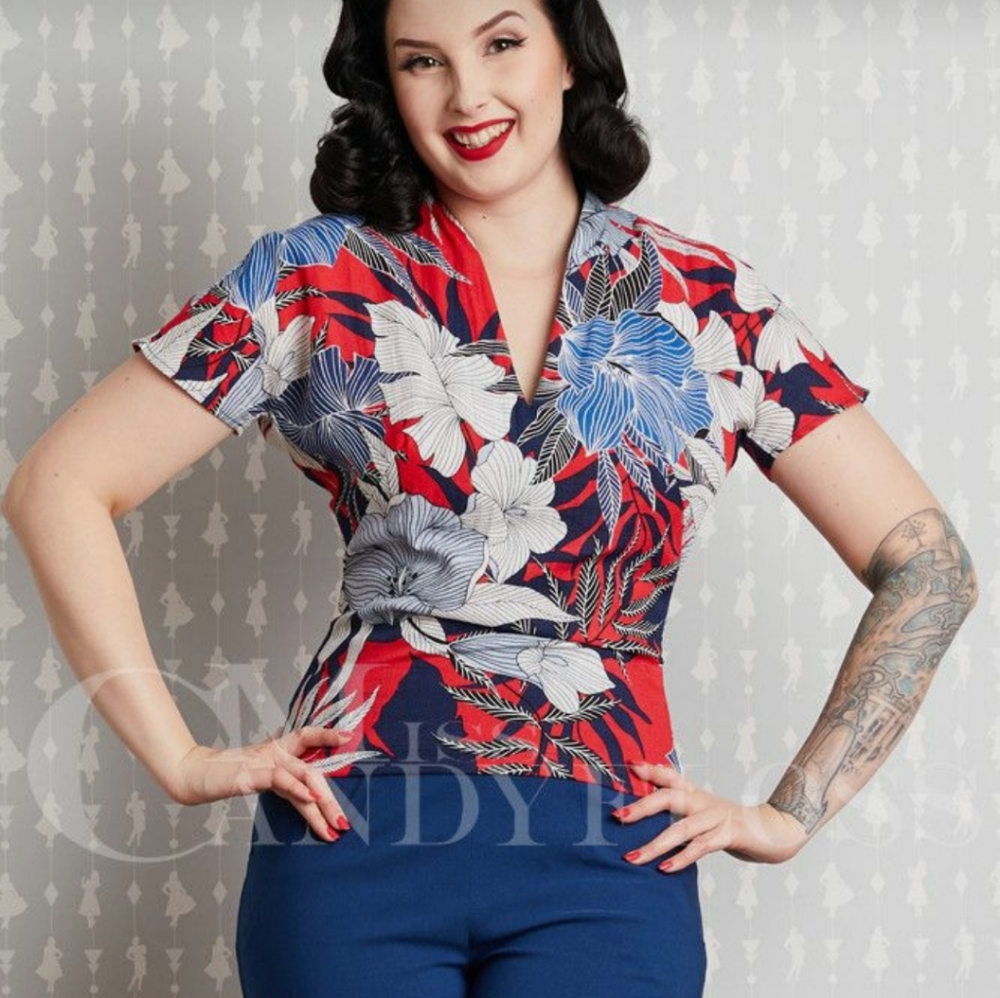 Miss Candyfloss bitte roselee vintage top